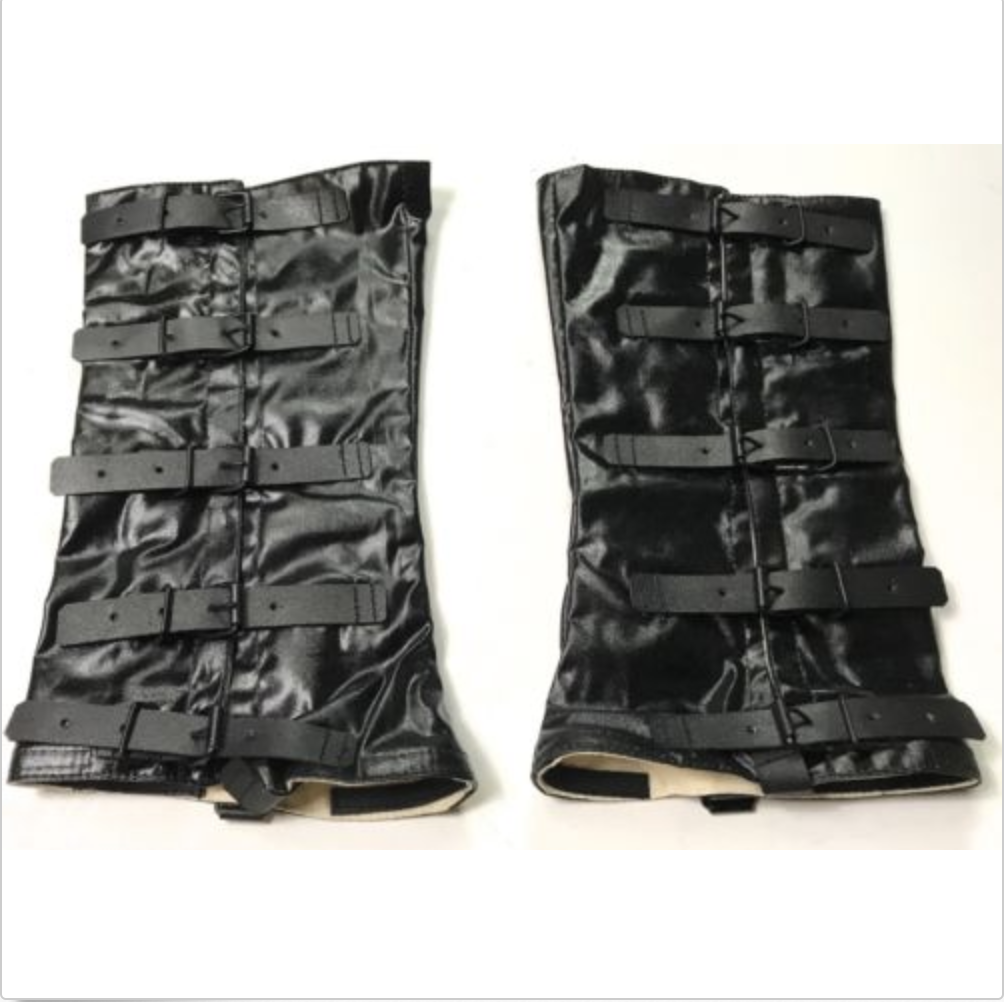 BLACK Canvas Leggings // Gaiters SIZE XXL Civil War NEW reproduction