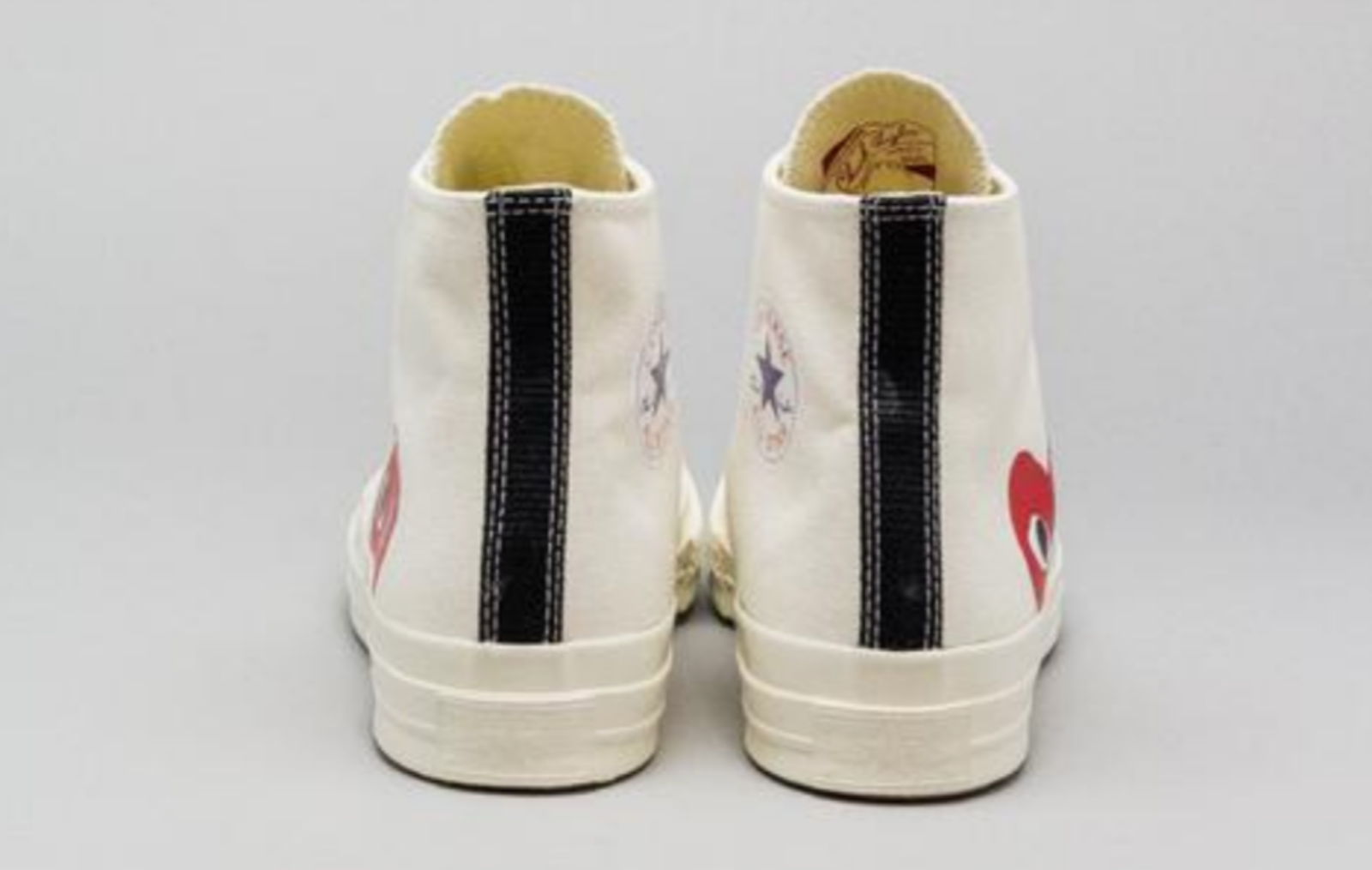 Converse X Comme Des Garcons Play Chuck Taylor 70 Hi White Beige Mens Shoes 199 99 Picclick