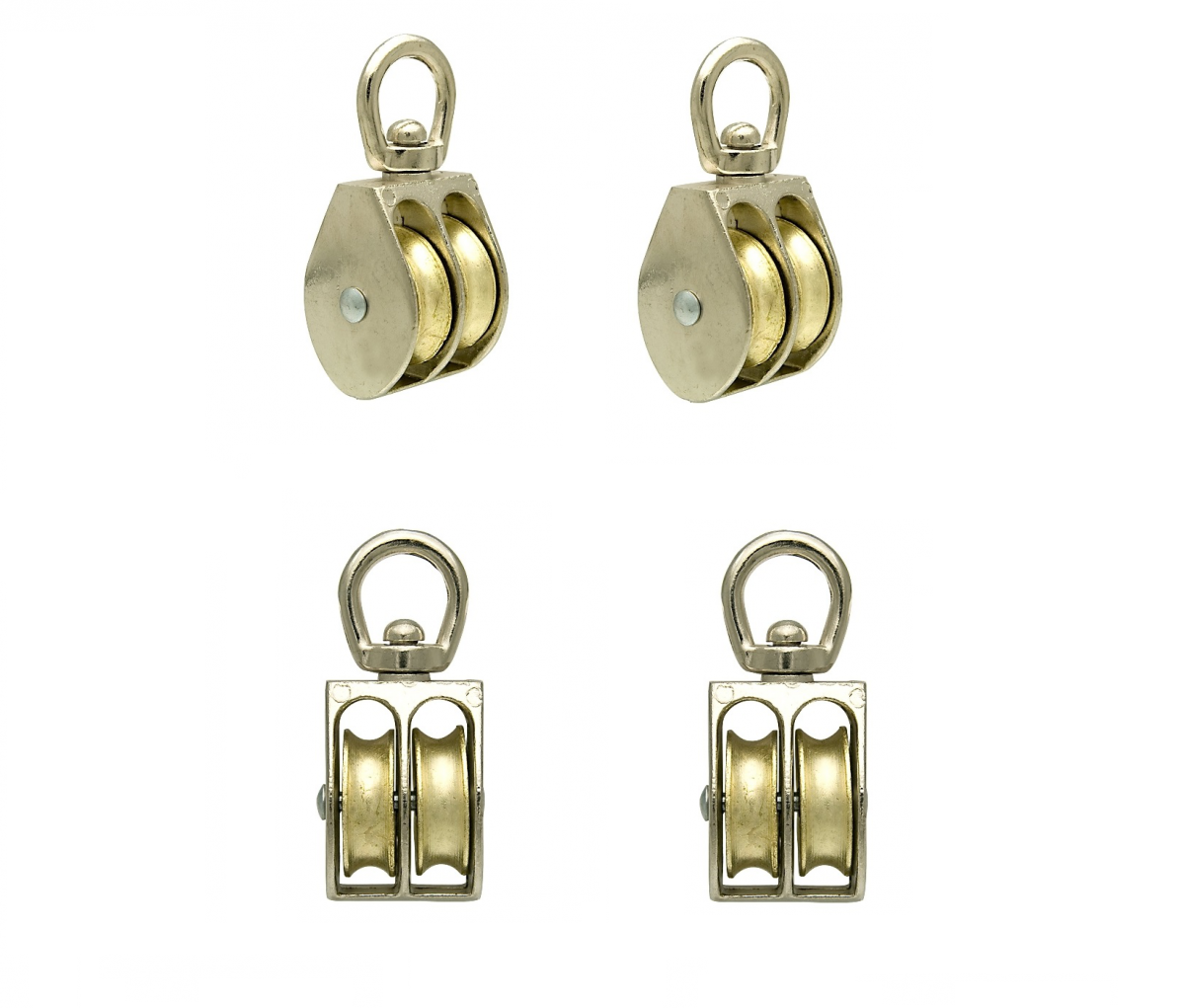 16mm Zinc//Nickel Plated Type: Revolving Single Pulley, 7mm - Max Rope Diameter Single//Double//Revolving Pulley Rope Size 4mm