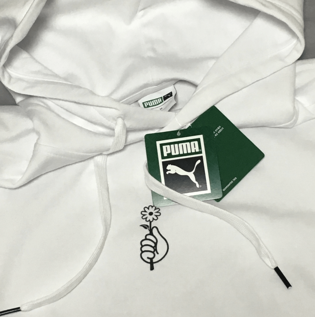 puma shoelace hoodie