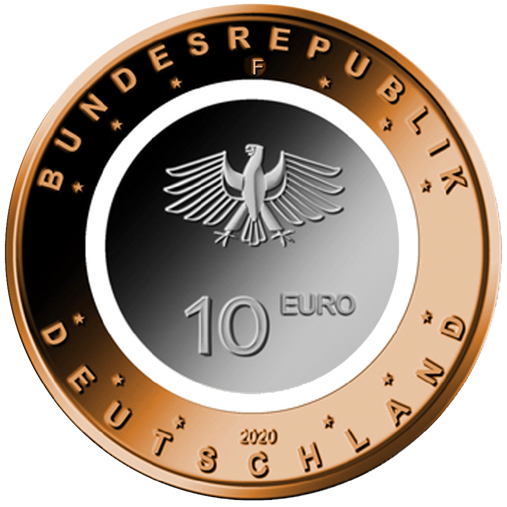 7 Sur 7 Logo - Deutschland 5 X 10 Euro 2020 An Land Satz Adfgj Bimetall St Eur 79 95 Picclick Fr