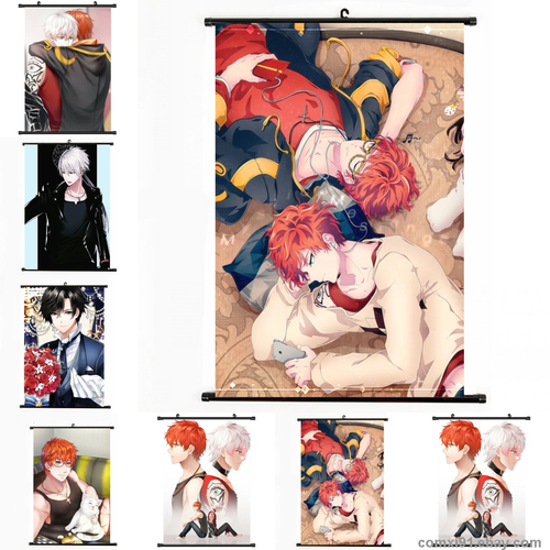 Custom New Silk Poster Wall Decor Mystic Messenger Characters Anime