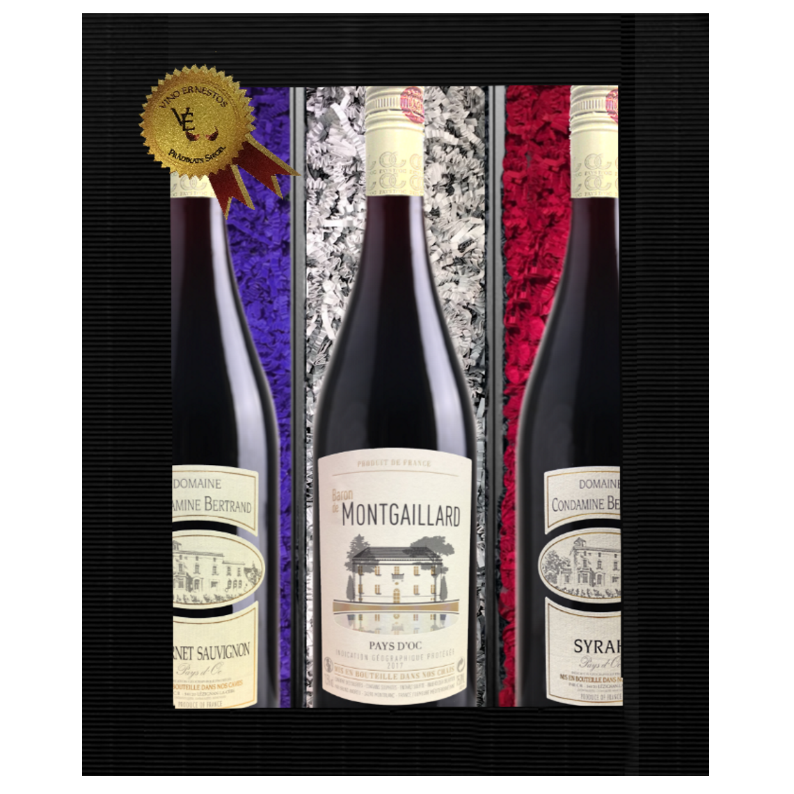 Luxus Wein Geschenk Frankreich Vintage France 3er Set Syrah Cabernet Cuvee Eur 34 80 Picclick De
