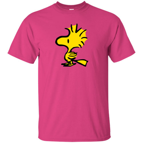 Basic Tees For Men Brown Cartoon Cute Peanuts Bird Charlie T Shirt Funny Woodstock Snoopy Men S Clothing
