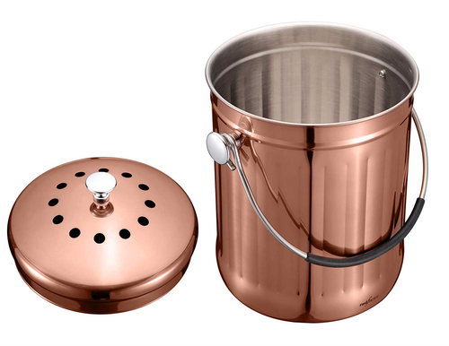 Premium Stainless Steel Odourless Compost Bin For Kitchen