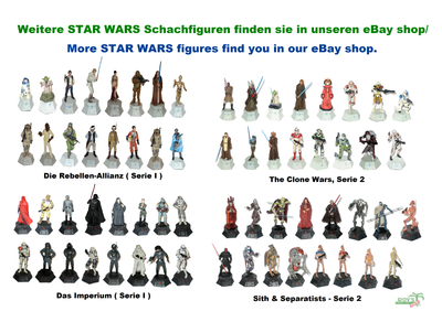 The Clone Wars DeAGOSTINI STAR WARS Schachspiel Ersatz-Figuren 1:24 Serie 2 
