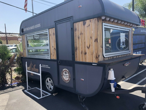 Enclosed Concession Trailerbbq Food Truckcatering Kitchen