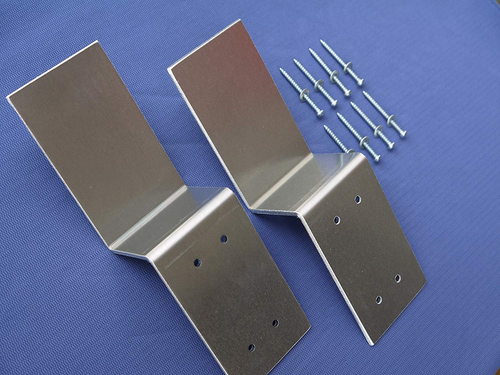 Drop Open Bar Security Door Lock Bracket Brackets Fits 2x4 Boards