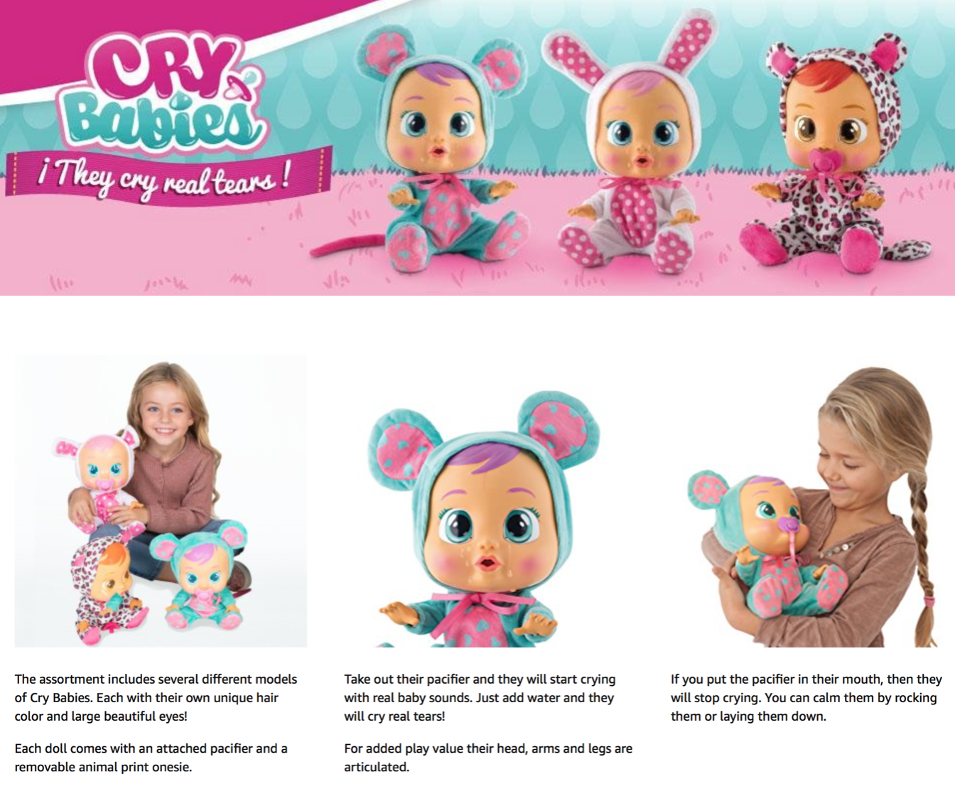 imc toys cry babies lala