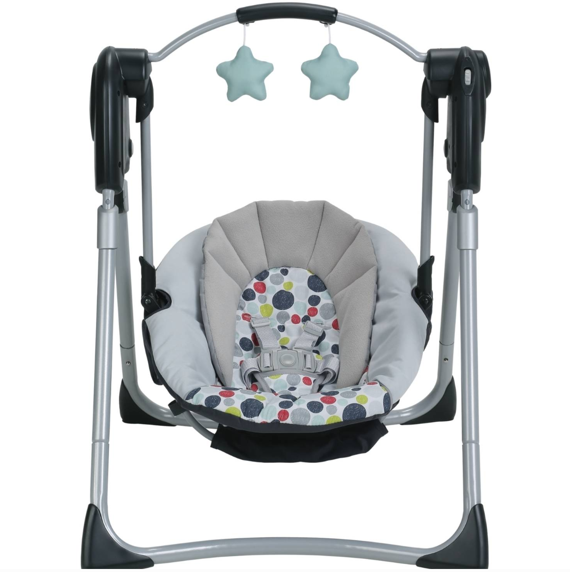 Best Graco Slim Spaces Compact Baby Swing Mobile Unisex Infant Toddler Folding