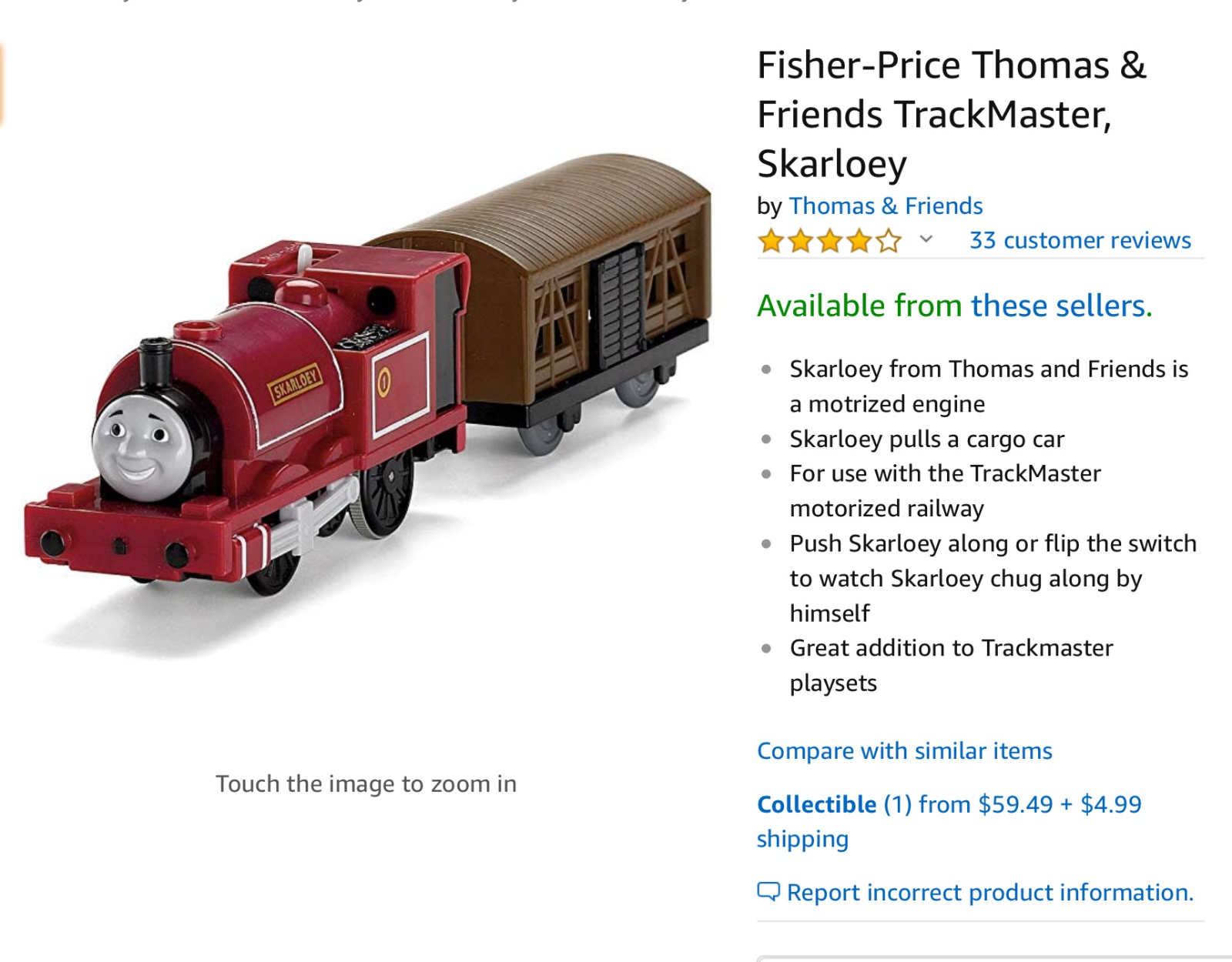 thomas and friends trackmaster skarloey