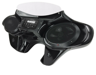 fairing stereo harley batwing motorcycle 6x9 inch speakers fits