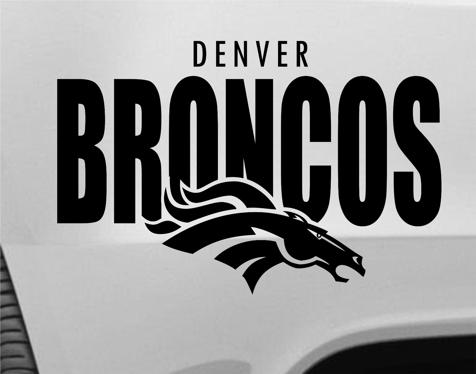 Denver Broncos 60th Anniversaire Decal Vinyl Autocollant Nfl Football 1960 19 Stickers Albums Sets