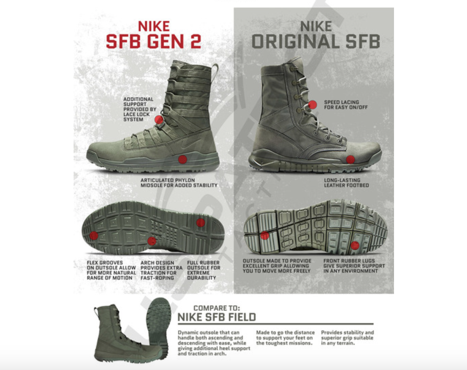 nike sfb boots gen 1