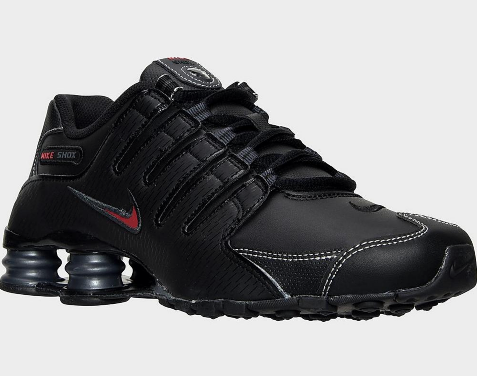 nike shox nz red and black