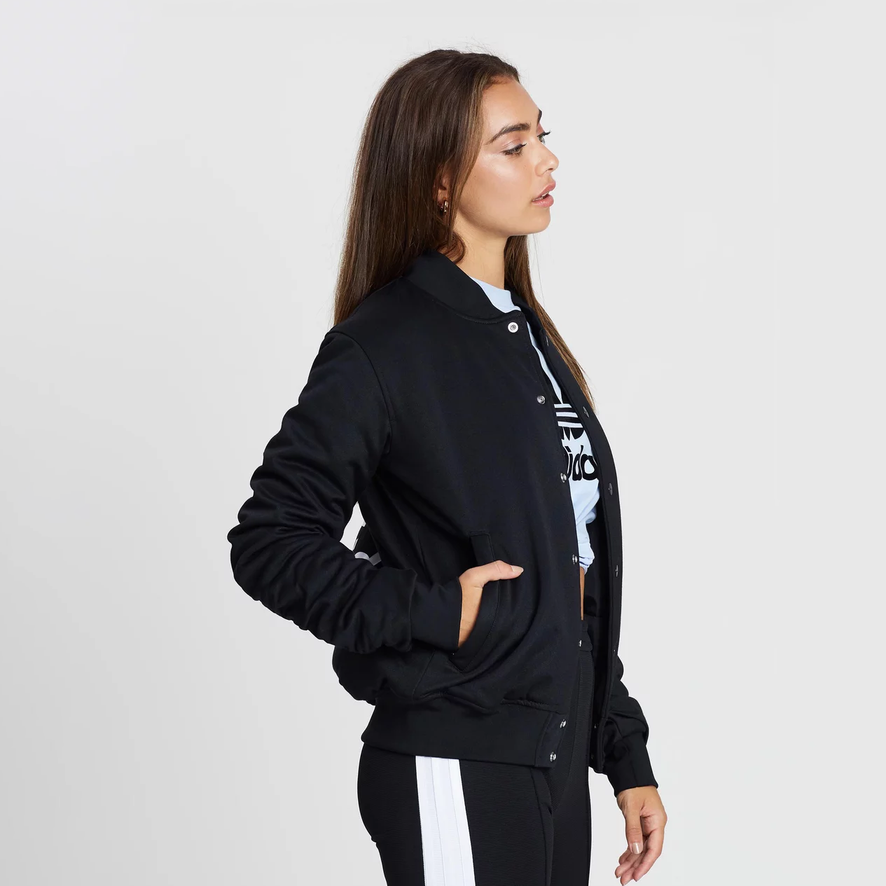 adidas styling complements bomber jacket