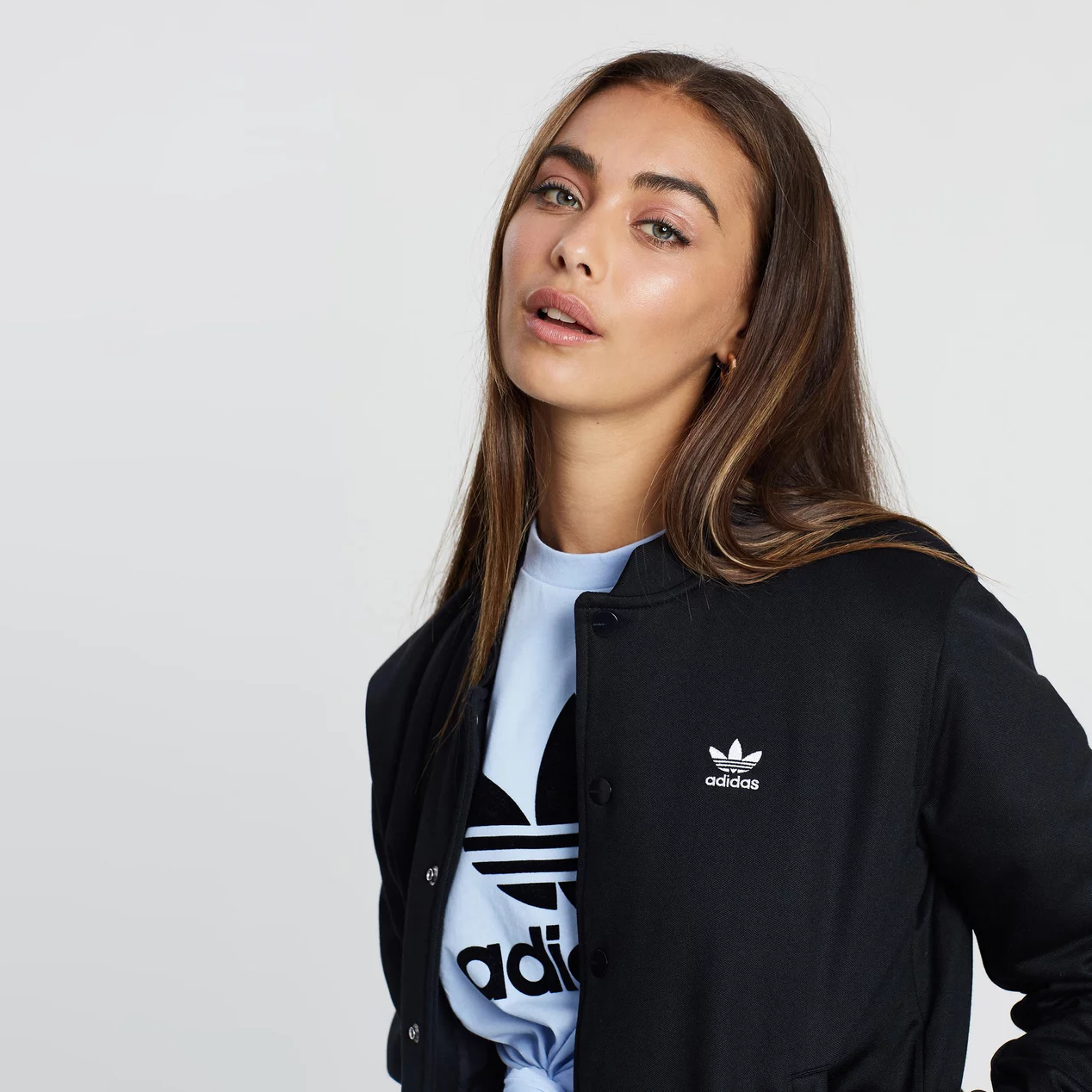 adidas styling complements bomber jacket