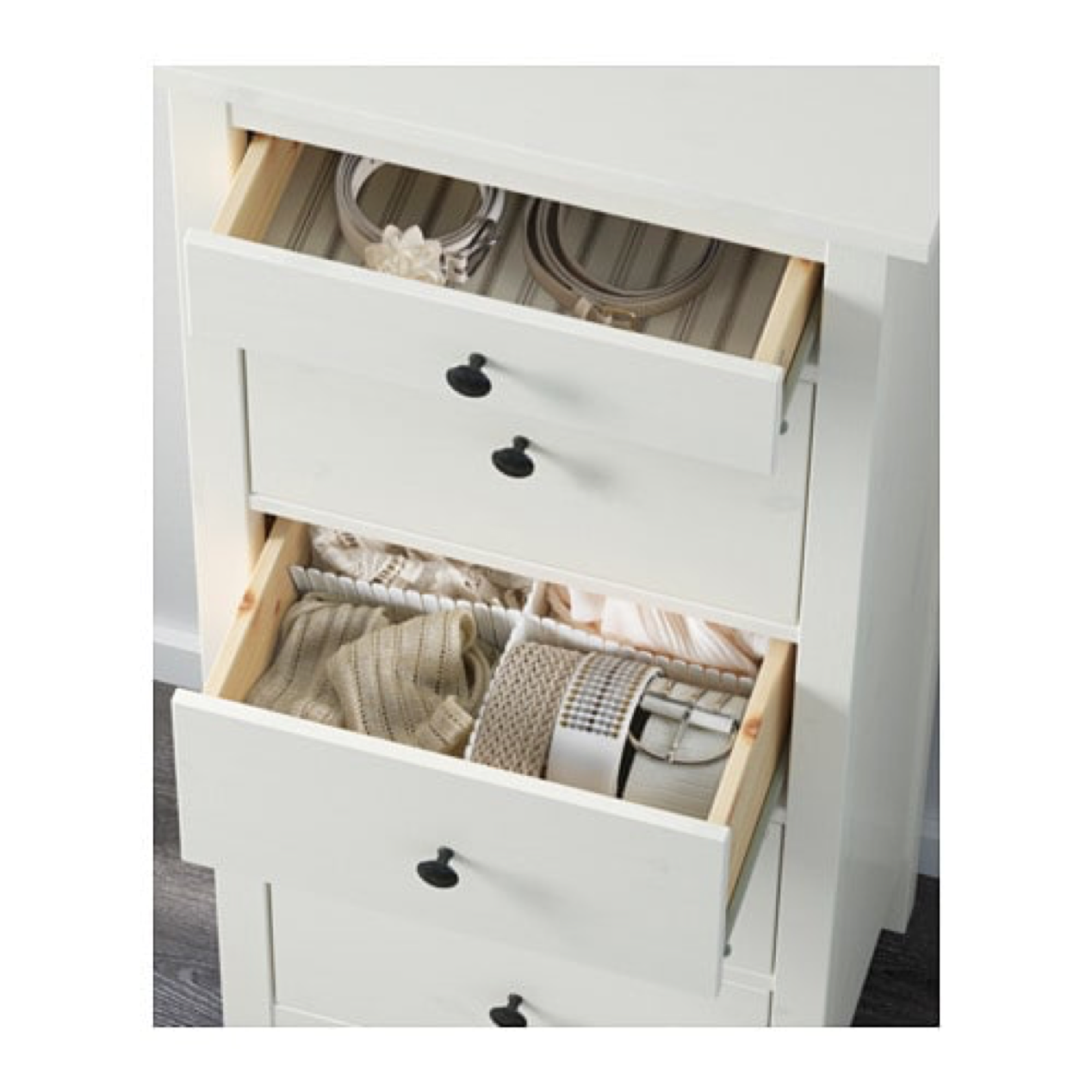 Ikea Hemnes 5 Drawer Chest White Stain 203 604 16 429 99 Picclick