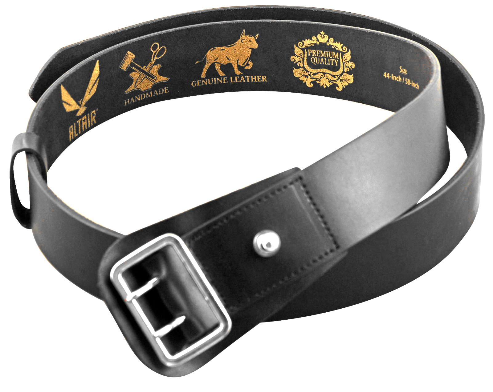 ceinturon cuir 45mm double ardillon police gendarmerie