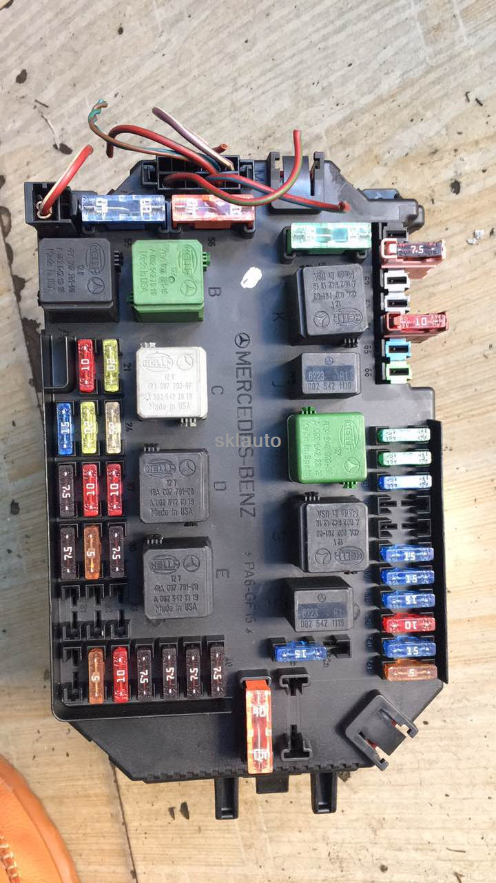 S550 Fuse Box Diagram