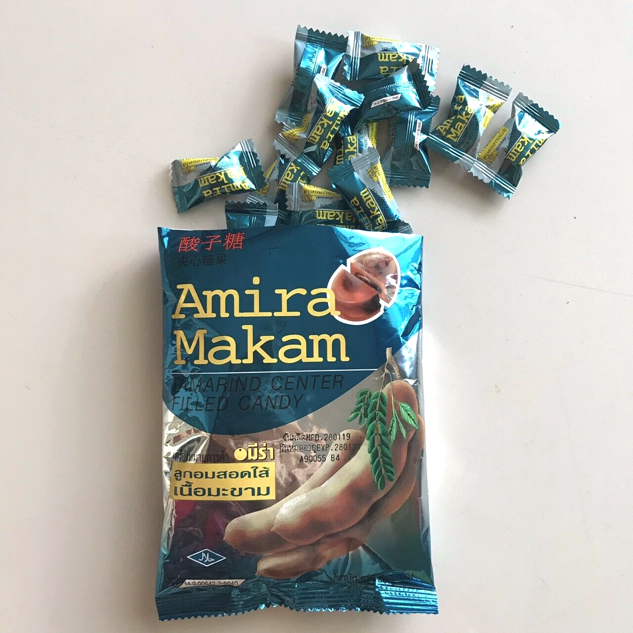 Amira Makam Tamarind Center Filled Candy Sugar Of Thailand Glucose Halal 4 99 Picclick