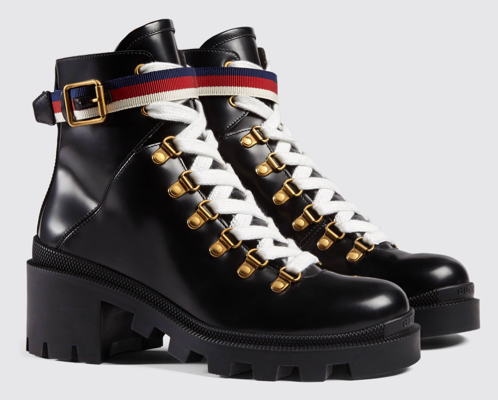 gucci magnum leather moto boots
