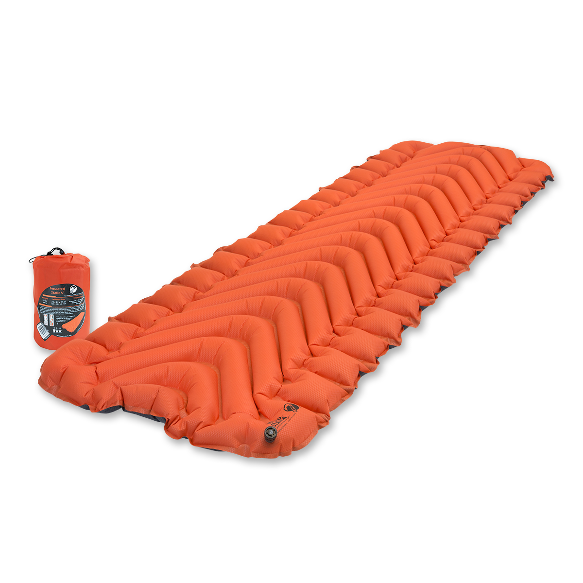 Klymit Insulated Static V Lightweight Sleeping Camping Pad Refurbished 50 12 Picclick