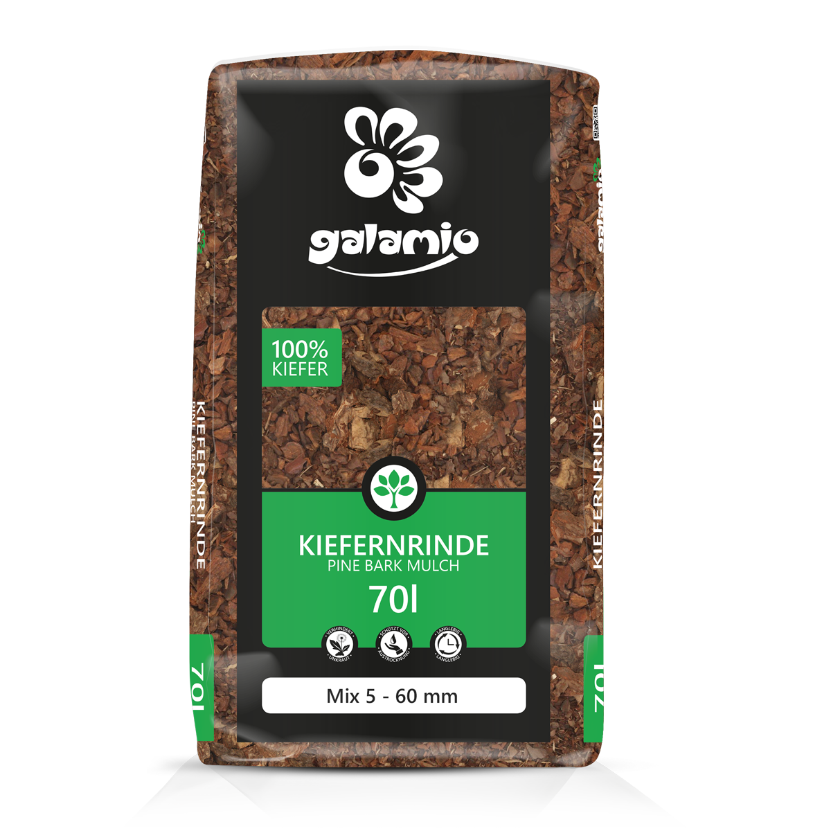 1 Palette Galamio Paligo Rindenmulch Mulch Garten Holz Dekor Rinde