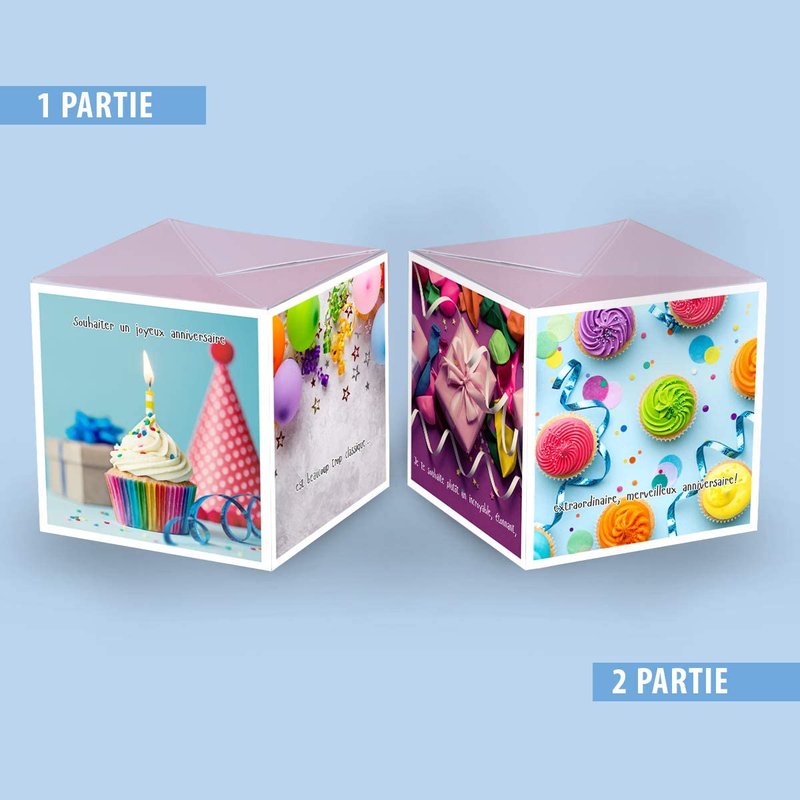 Boum Carte Anniversaire Explosion Confettis Cadeau A Effet Wow Joy Eur 19 15 Picclick Fr