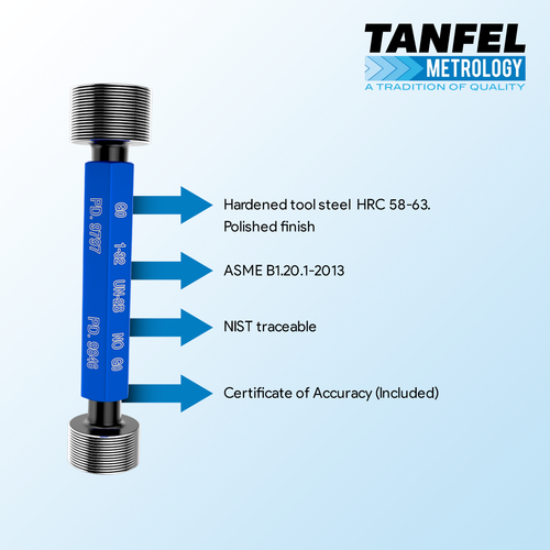 Gauge Certified Tanfel 1 4 Unc 2b Taperlock Go Nogo Thread Plug Gage Inspection Gages Business Industrial 32baar Com