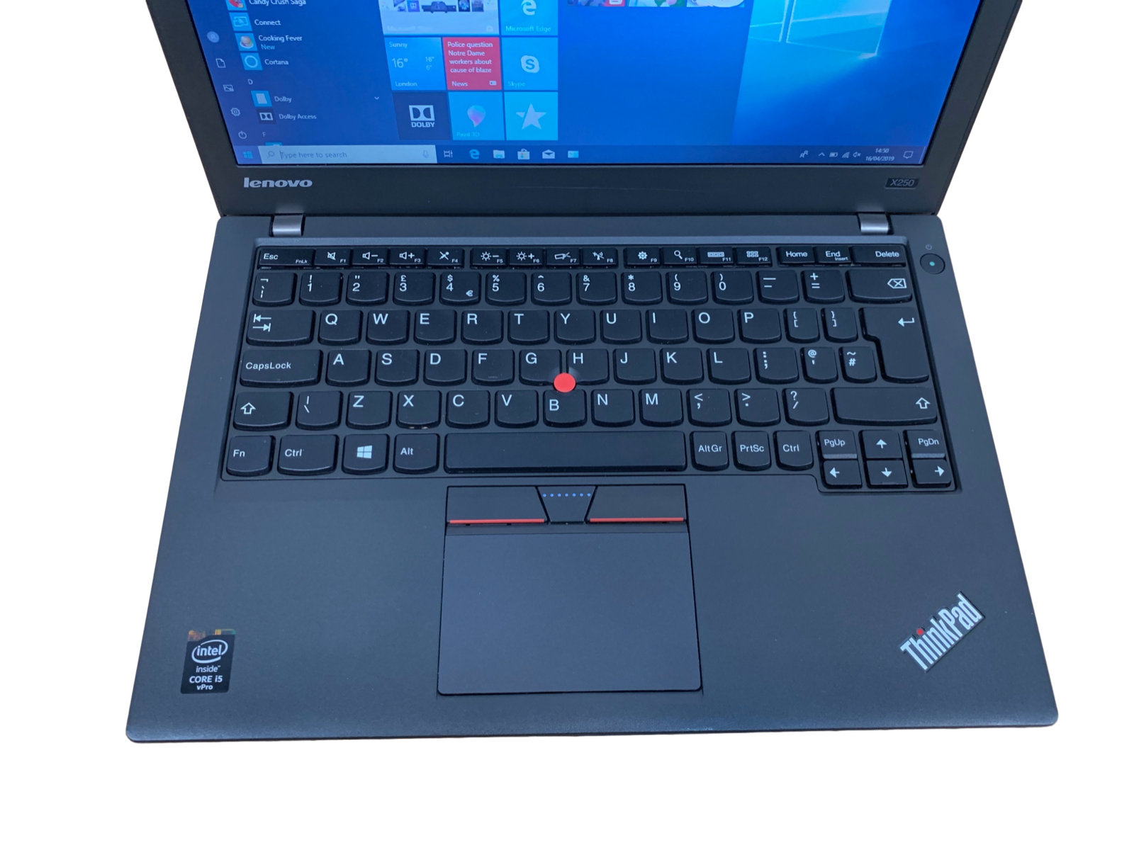 Lenovo Thinkpad X250 Core I5 5300u 2 30ghz 8gb Ram Ssd Windows 10 Laptop Eur 1 91 Picclick Fr