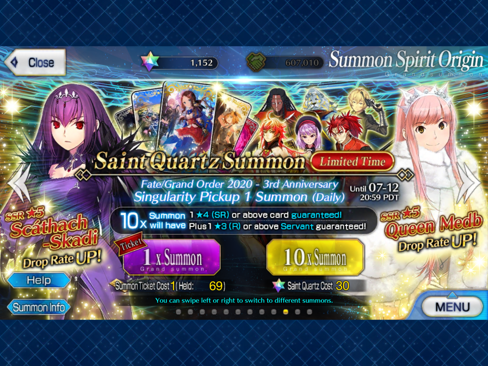 Skadi Okita Souji Fate Grand Order Fgo Starter Account English Global Na Collectibles Chsalon Japanese Anime