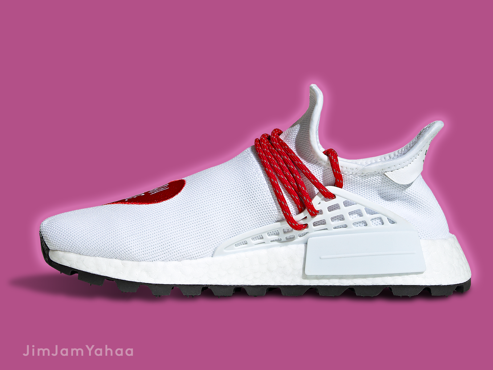 Adidas NMD Hu Off White Premium Quality Indonesian Shopee