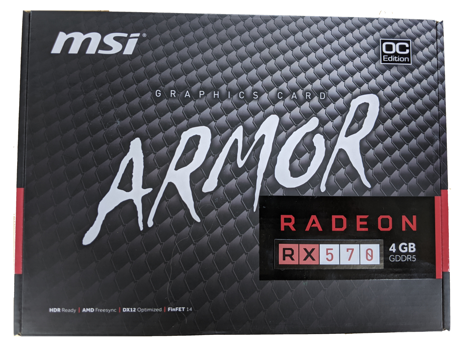 Msi Amd Rx 570 Armor 4g Oc Graphic Card For Gaming 499 99 Picclick