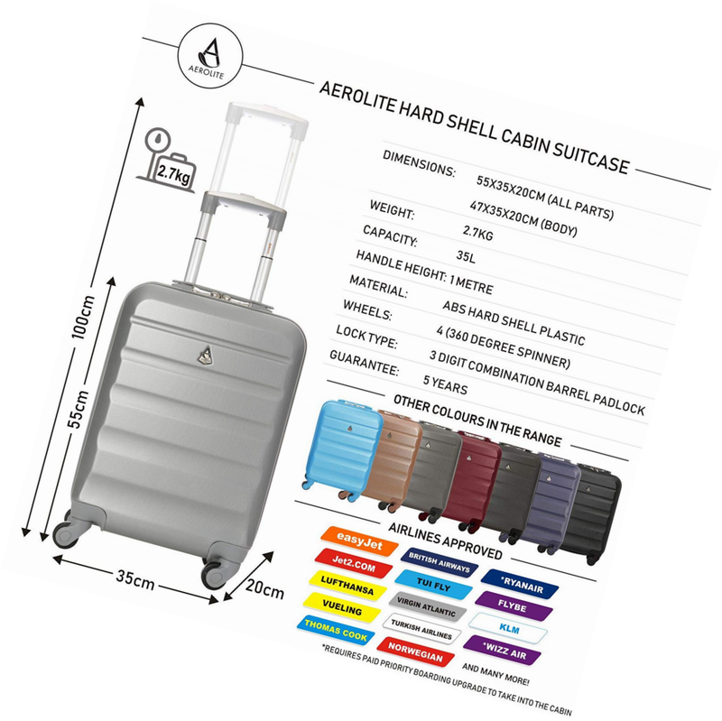 british airways dimension bagage cabine