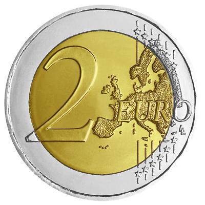 10 Years of EMU 2 Euro Portugal 2009 Unc