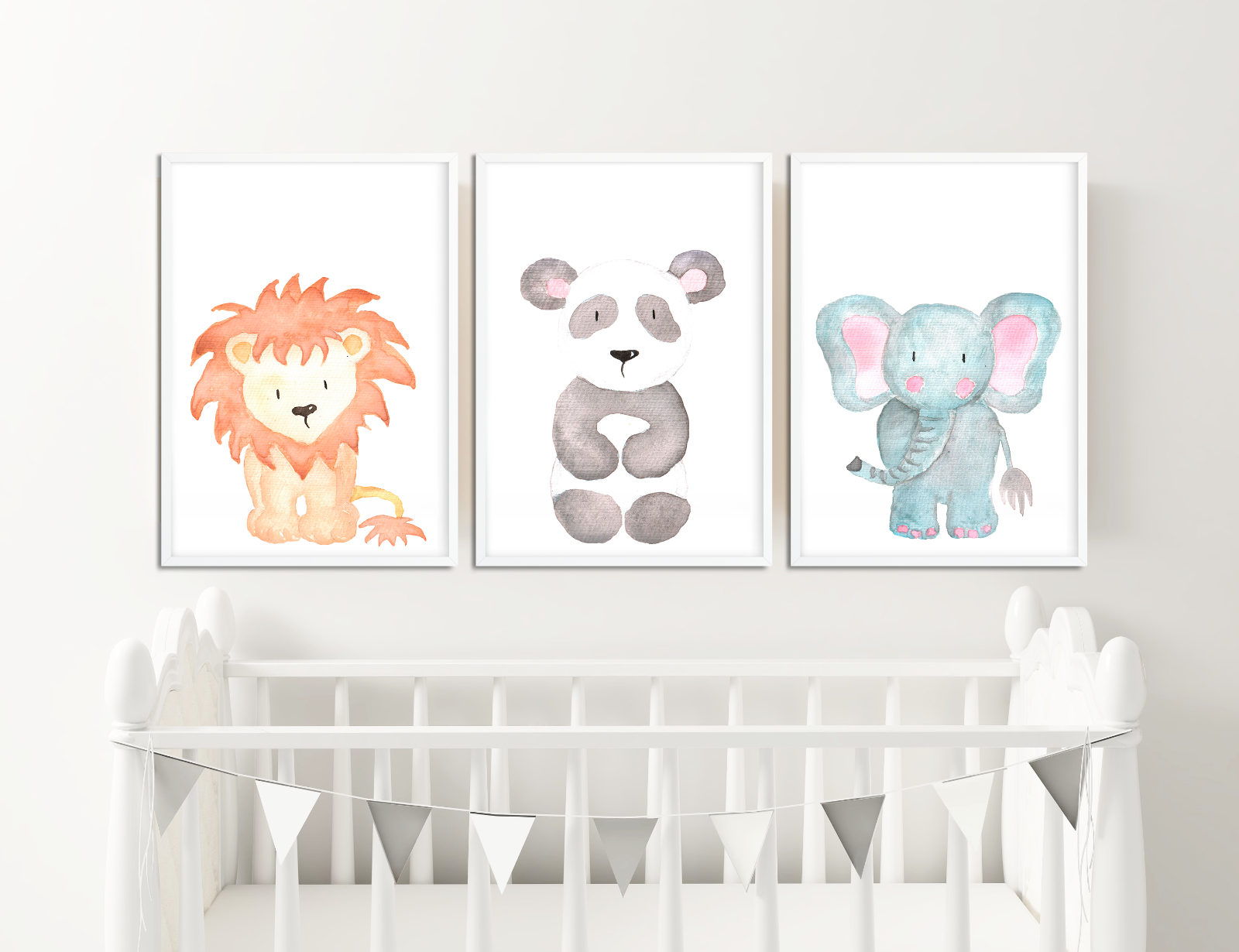 framed nursery prints