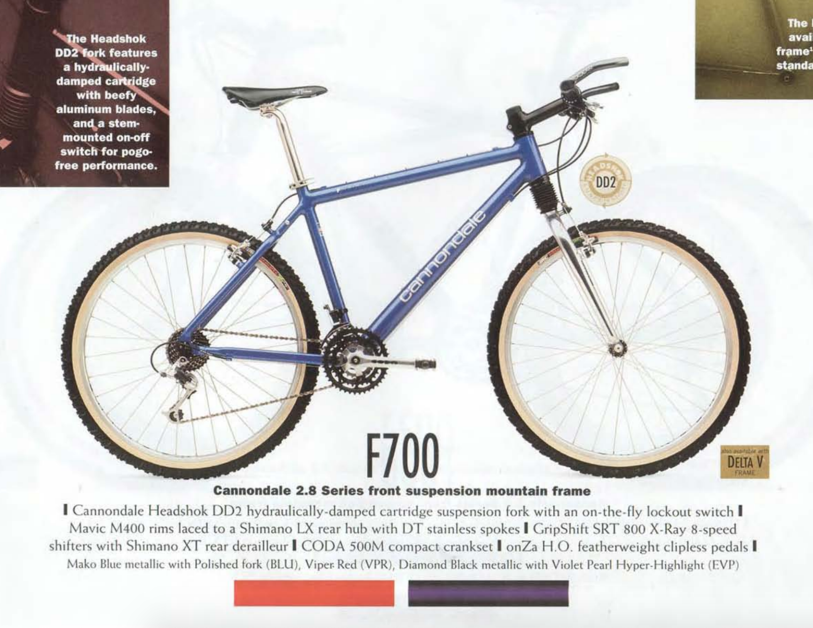 1995 cannondale f700