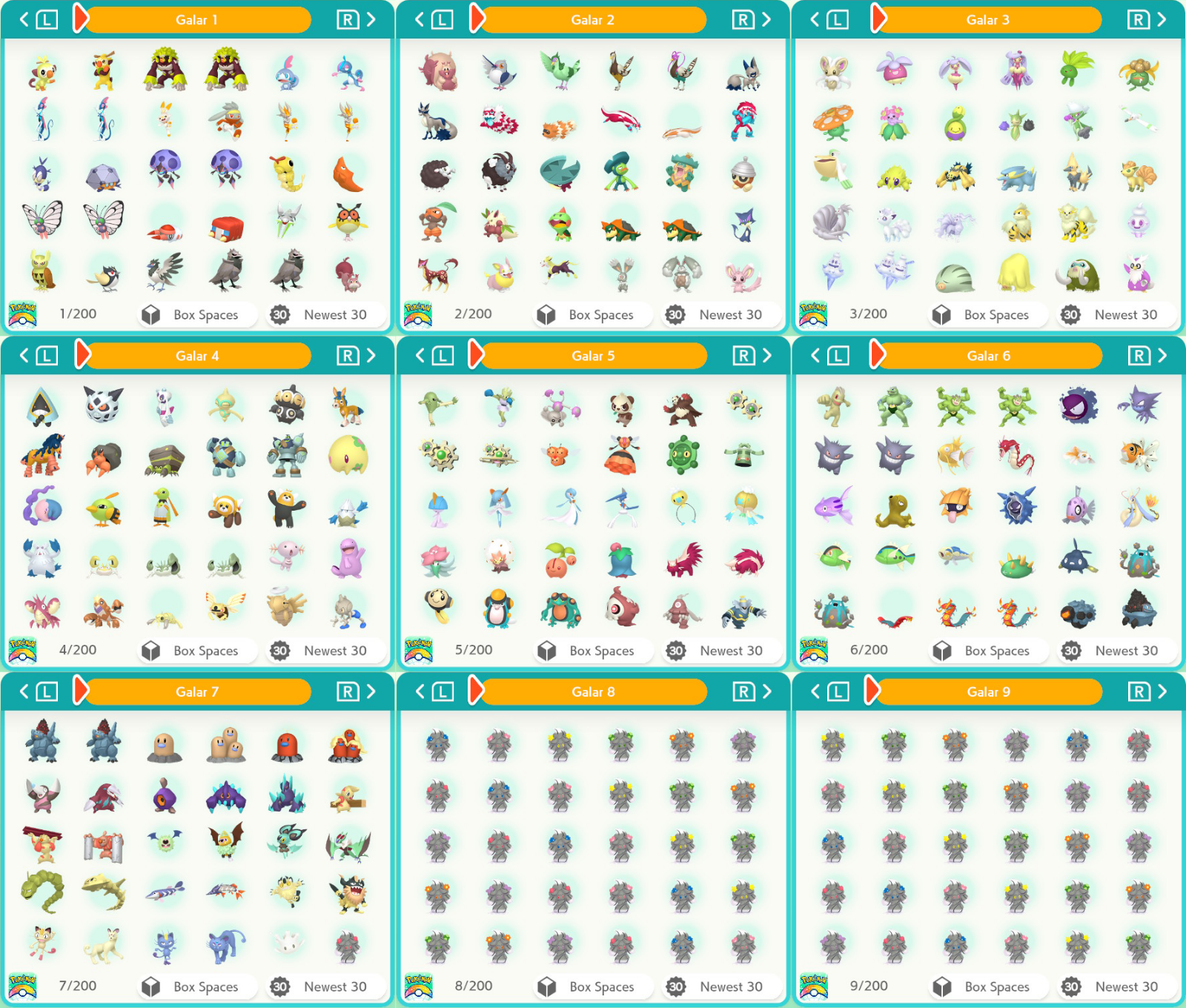 Shiny Galar Pokedex Pokemon Sword Shield Ultra Shiny 6ivs Crown Tundra 4 99 Picclick