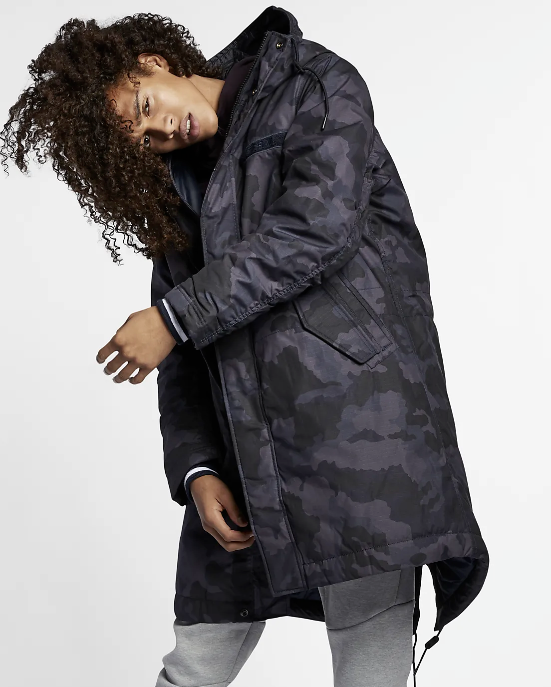 nike sportswear nsw synthetic fill parka
