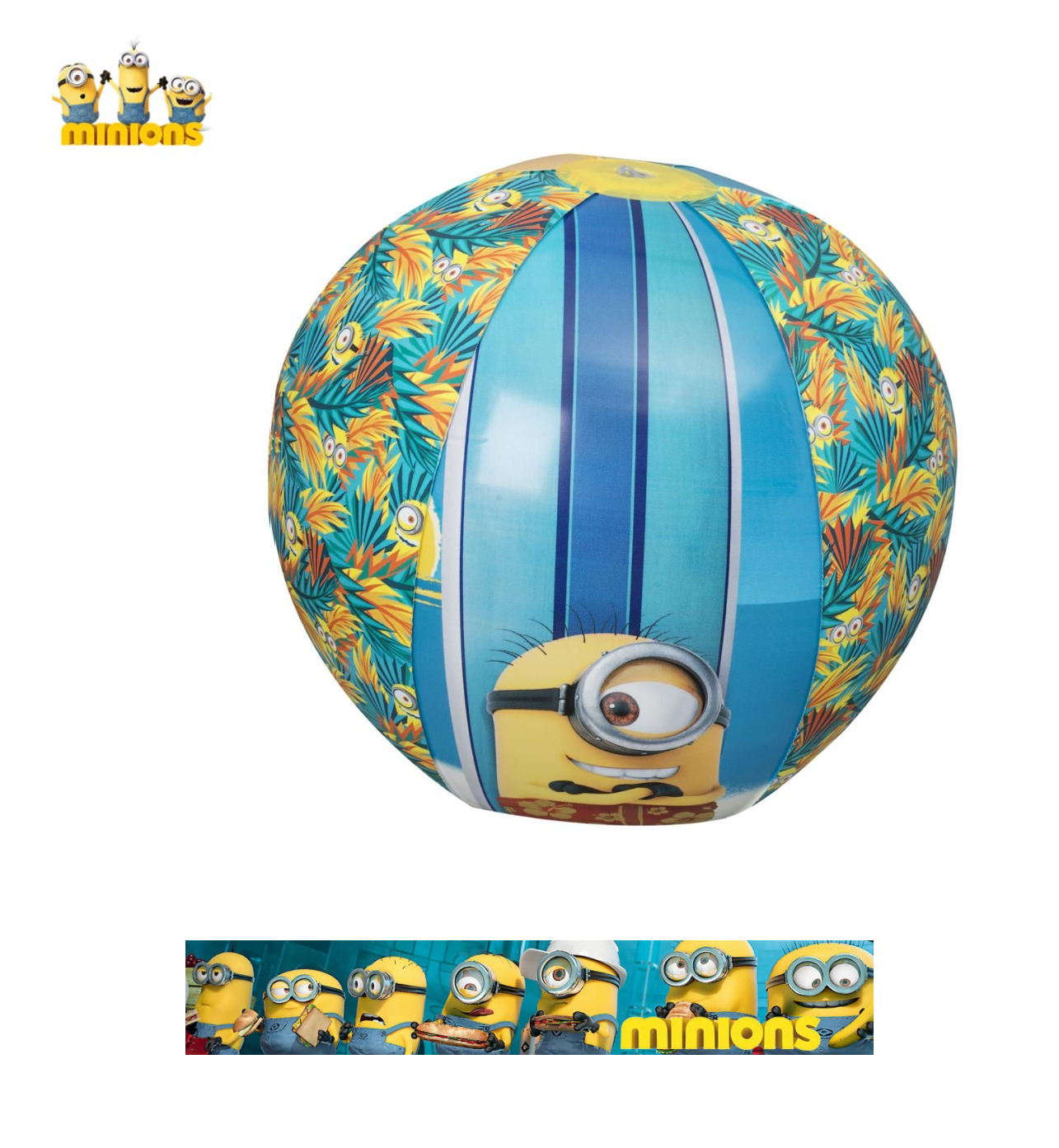 minions beach ball