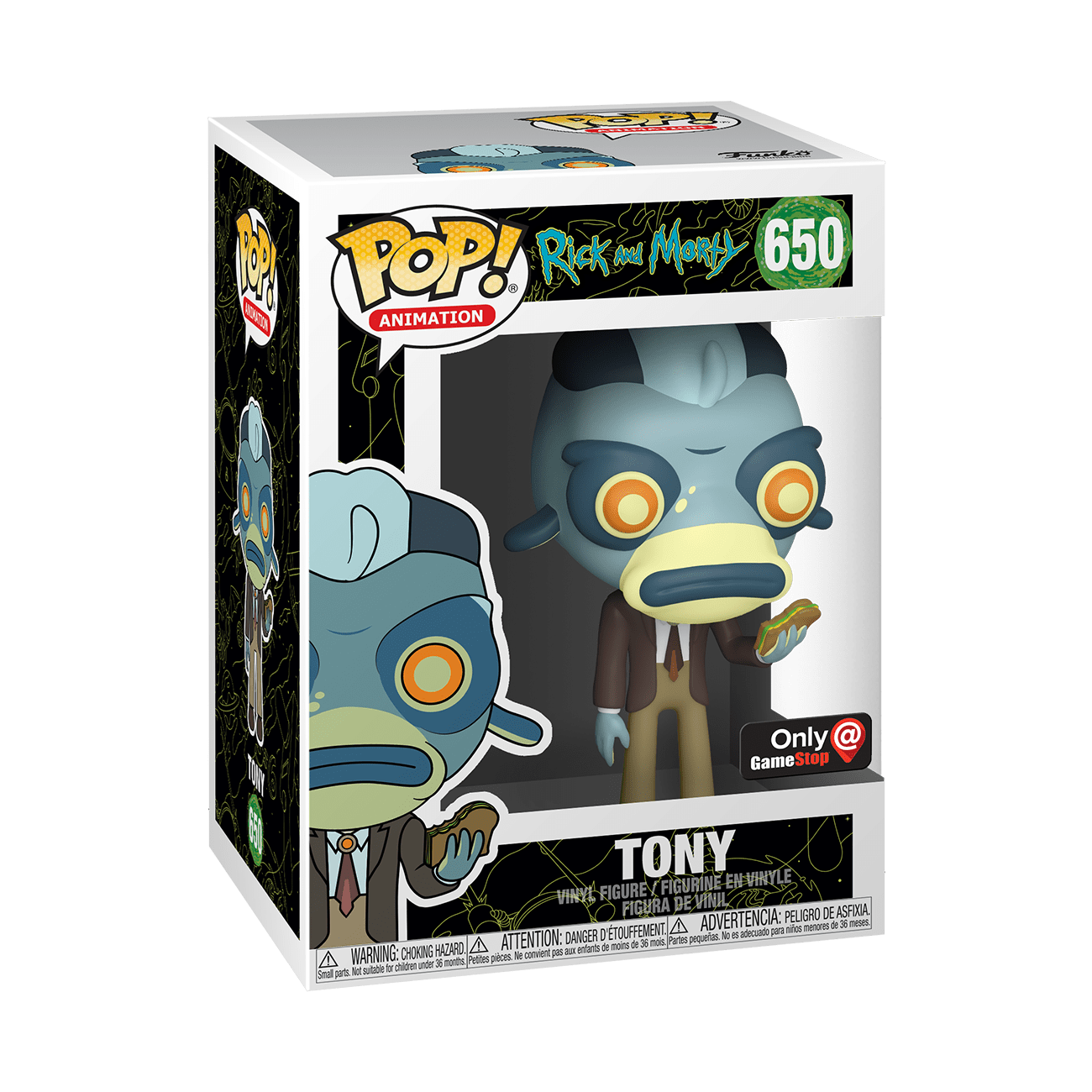 funko box rick and morty only at gamestop