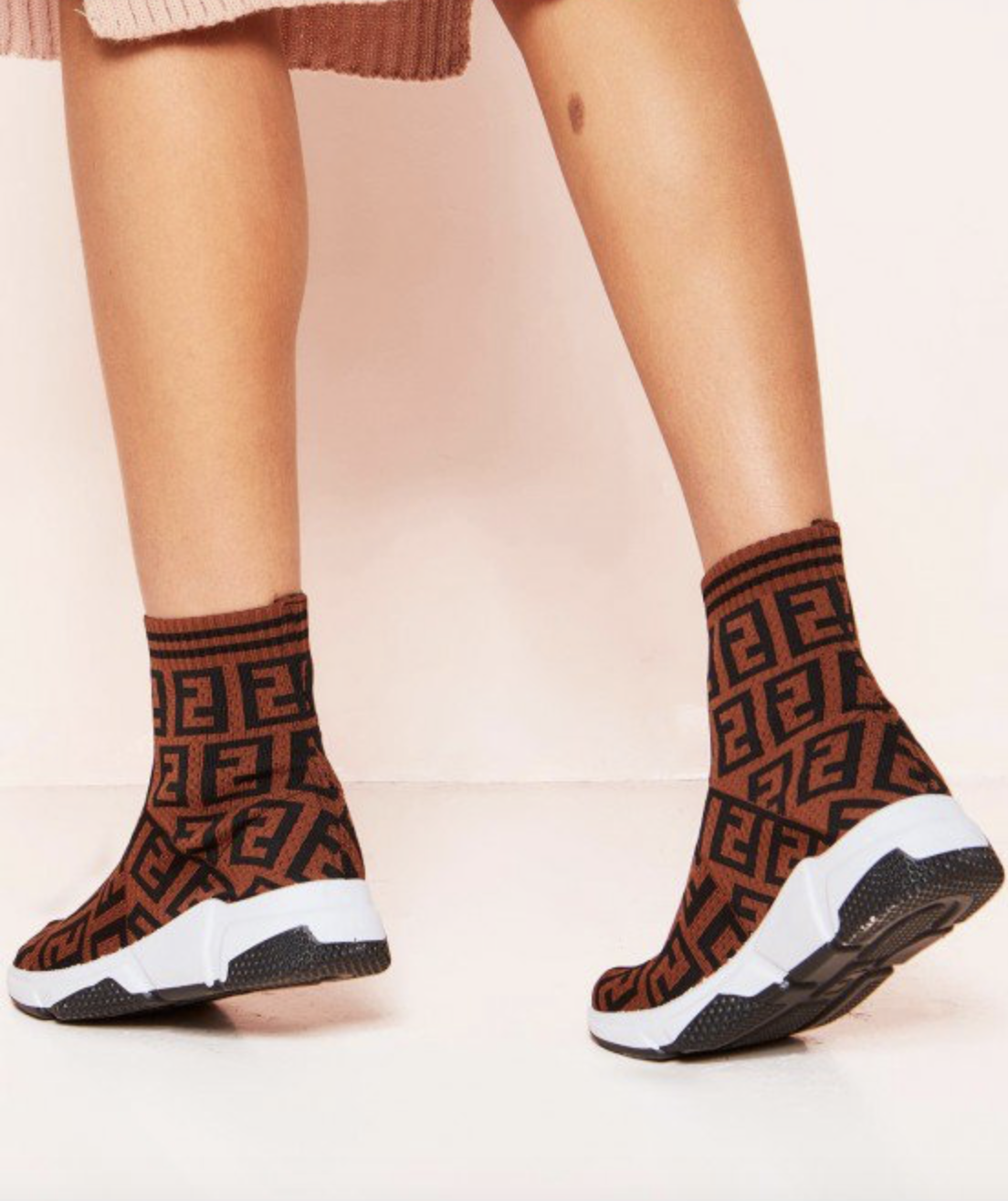 womens fendi sock trainers