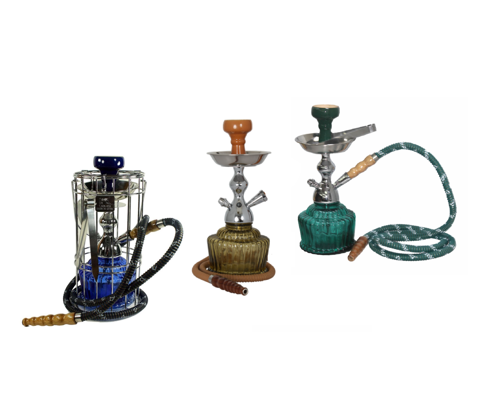 MYA Hookah QT Portable Metal Cage Hookah Shisha 12” Inch Single Hose Black Color MYA Hookah QT Portable Metal Cage Hookah Shisha 12” Inch Single Hose Black Color