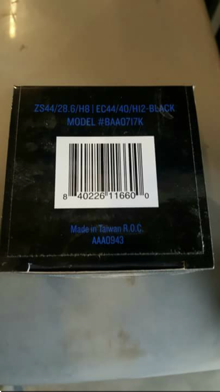 BAA0717K Conversion Headset Cane Creek 40 Forty ZS44//28.6//H8EC44//40//H12