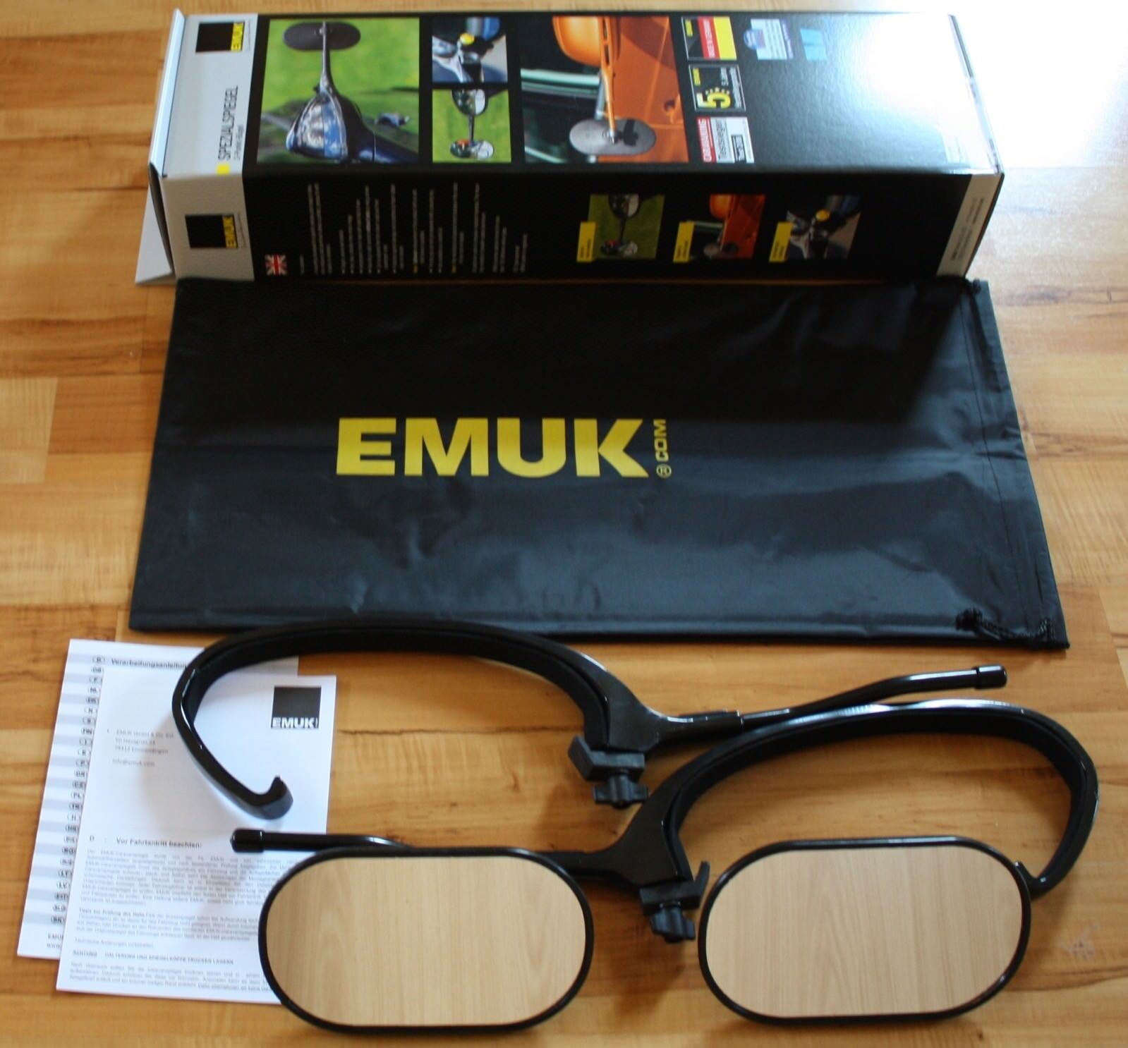 Emuk roulotte SPECCHIO SET per AUDI 100707 