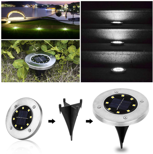 Wilktop 10er im Set Solarleuchten fr Garten Solarlampe Garten Lampe Solarleucht