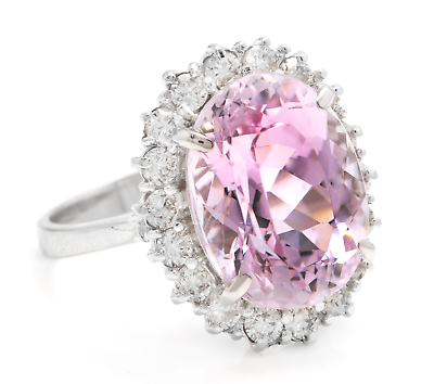 bague or blanc kunzite bague or blanc kunzite