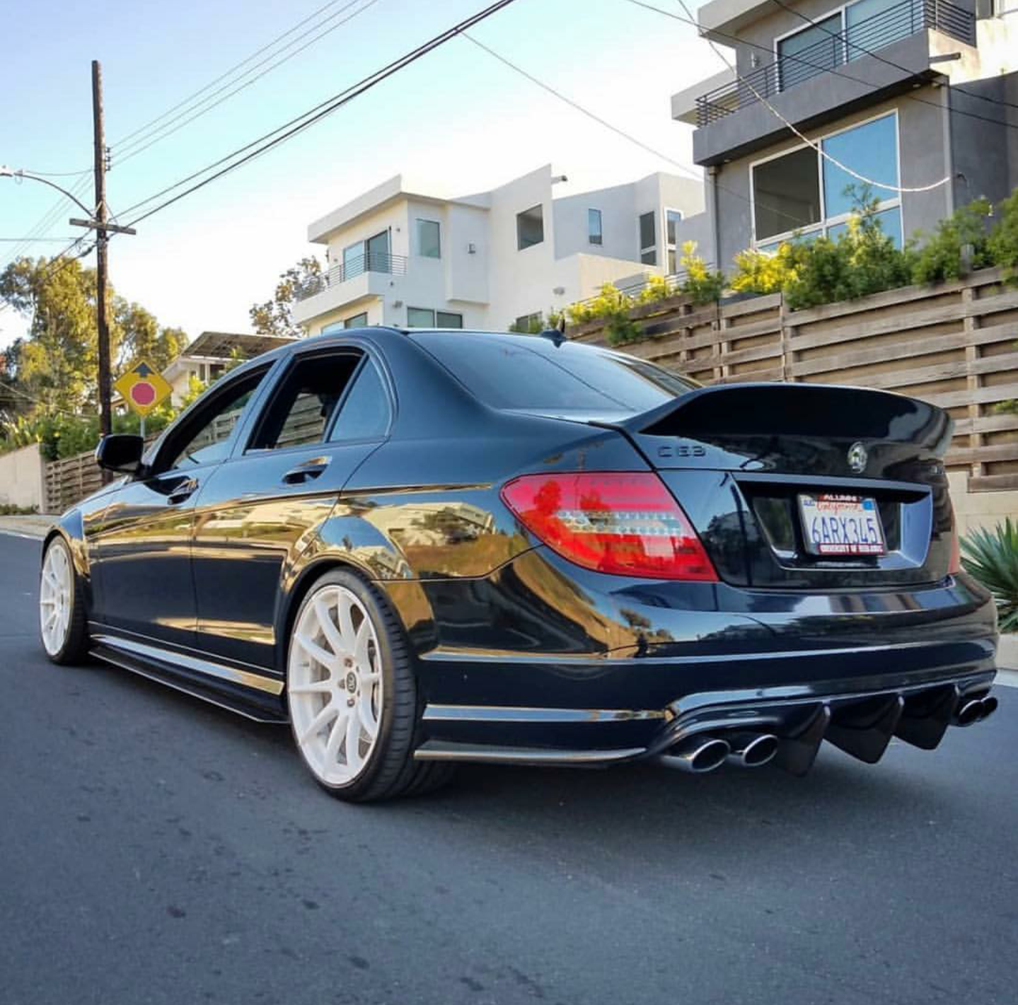 Спойлер АМГ w204