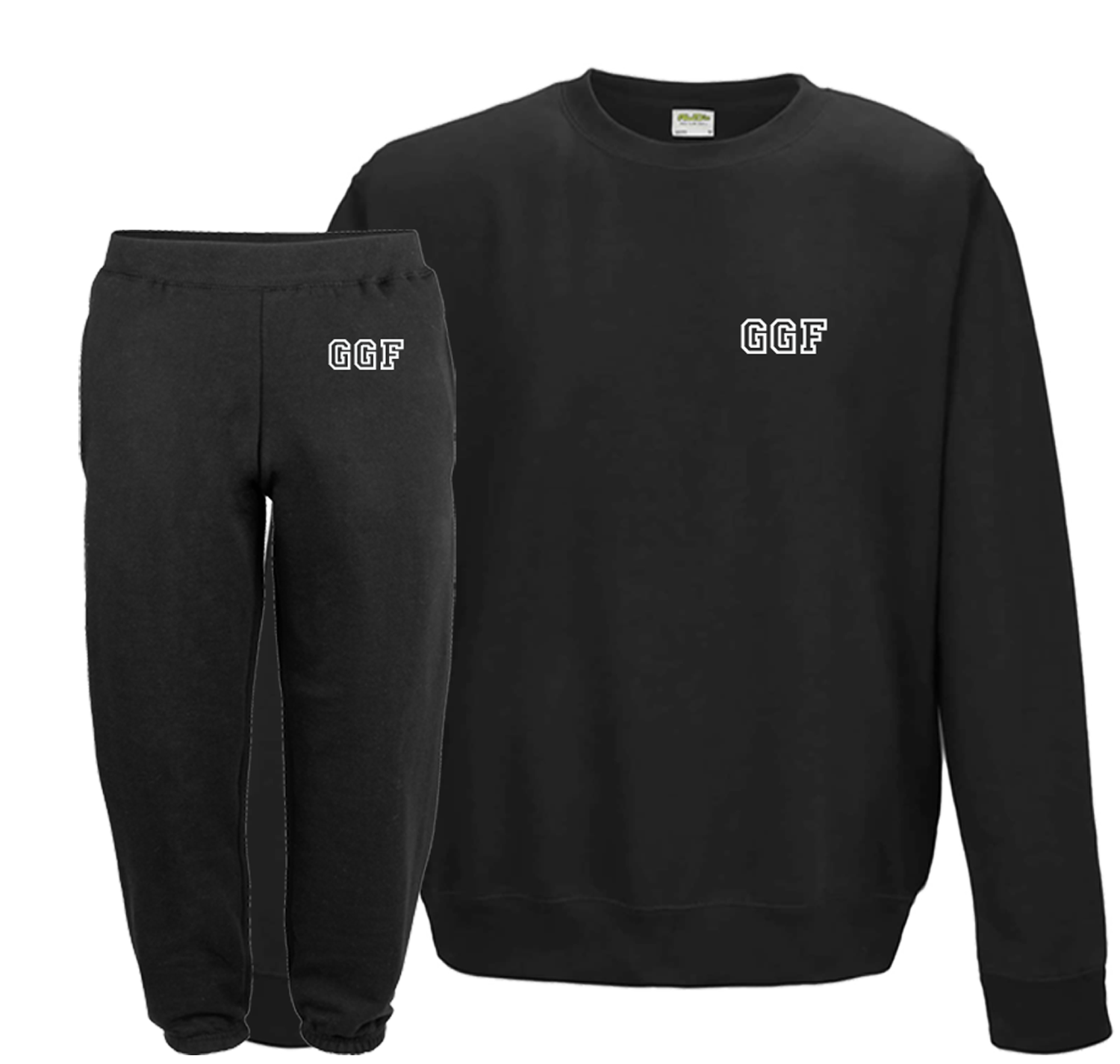 crewneck and sweatpants